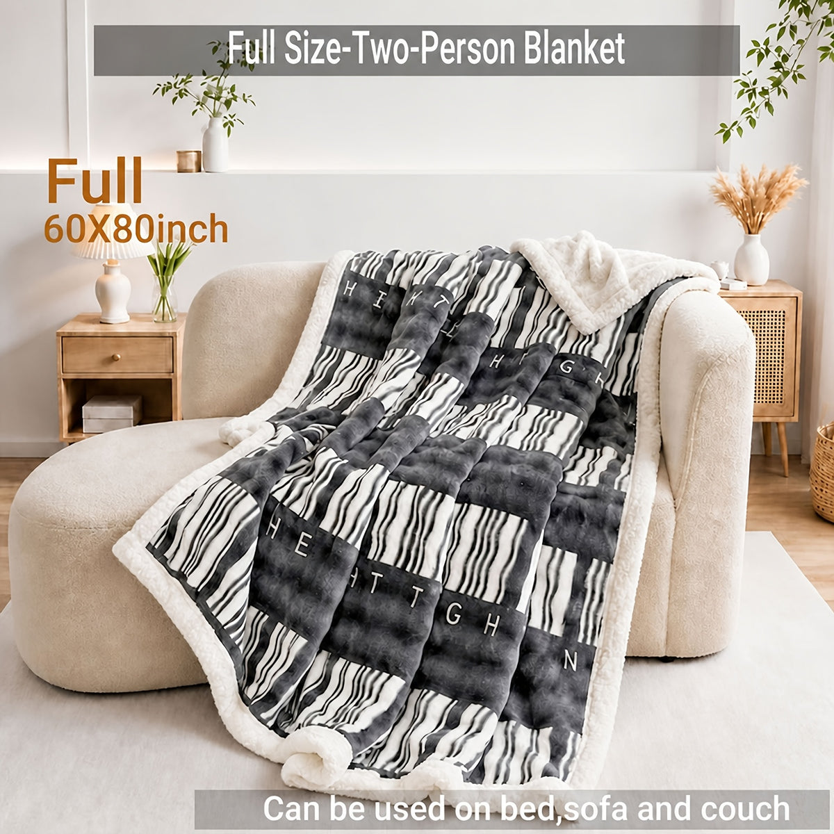 Heavyweight Bed Blanket, High Quality Luxury Fall Blankets, Machine Washable King Size Blanket, Gravity Blanket For Sofa Cover, Blanket For Sofa, Dormitory And Bedroom Cozy Bedding, Fall Room And Bedroom Decor, Halloween Gifts