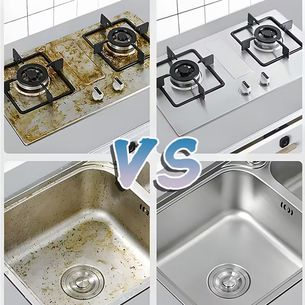 Professional-Grade Metal Polishing Compound- Multi-Purpose Metal Restoration Cream for Kitchen Appliances, Ovens, Range Hoods,, and Polishing Applications. Polishing Compound, Professional Formula, Smooth Surface Polishing