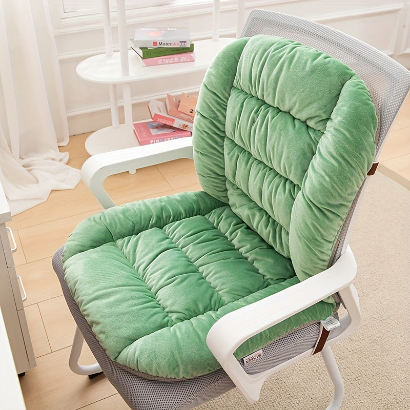 1pc, Thick And Comfortable Cushion, Office Chair Cushion, Lumbar Support And Backrest Cushion for Prolonged Sitting, Multiple Colors Available. Suitable for Daily Use In Offices, Homes, And Living Rooms, A Must-have for Home Decoration