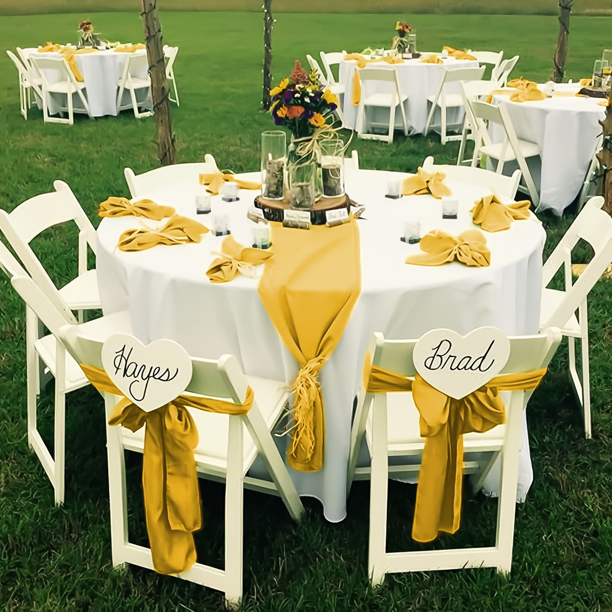 50pcs Satin Chair Waist Belt Bow Universal Chair Cover for Wedding Reception Restaurant Banquet, Party, Hotel Event Decoration (7 X 108 Inches)