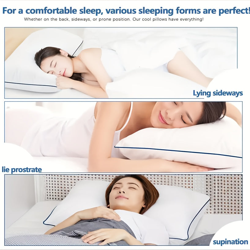 Bed Pillows for Sleeping-Queen Size Pillows Set of 2/ 4, Cooling Hotel Quality with Premium Soft Down Alternative Pillow for Neck Relief for Back, Stomach or Side Sleepers, Breathable, 20x30in