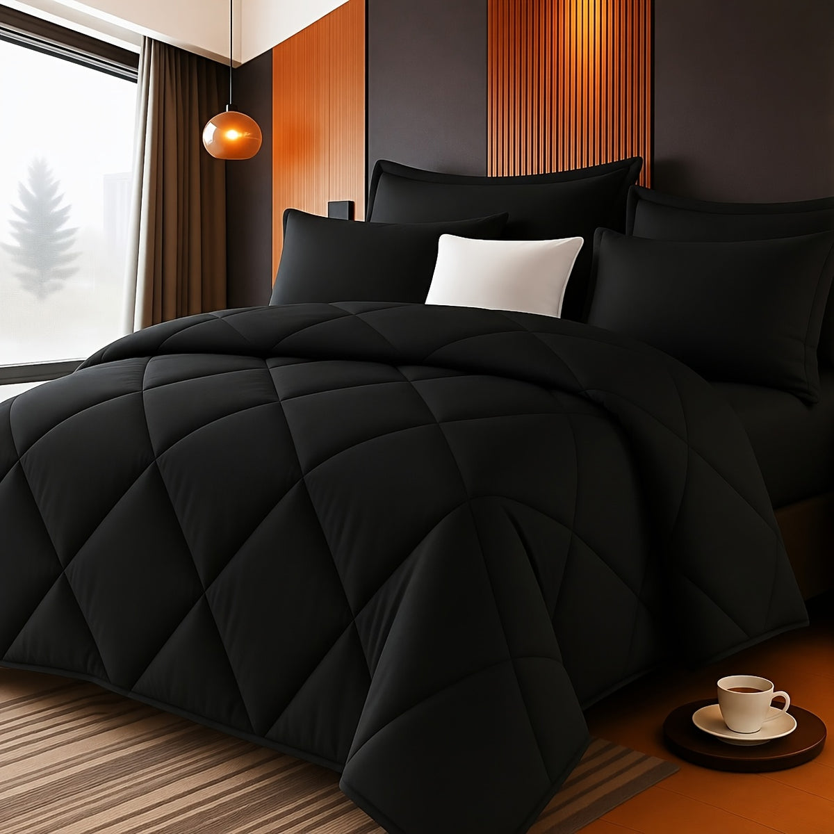 2/3pcs Solid Color Diamond Pattern Large & Extra-Large Bed Sheet Sets Soft Comfortable And Ultra-fine Fiber Filled Lightweight Fabric Breathable Quilt Easy to Take Care Of Equipped with Quilts And Pillowcases Luxurious Quality & Ideal Gift