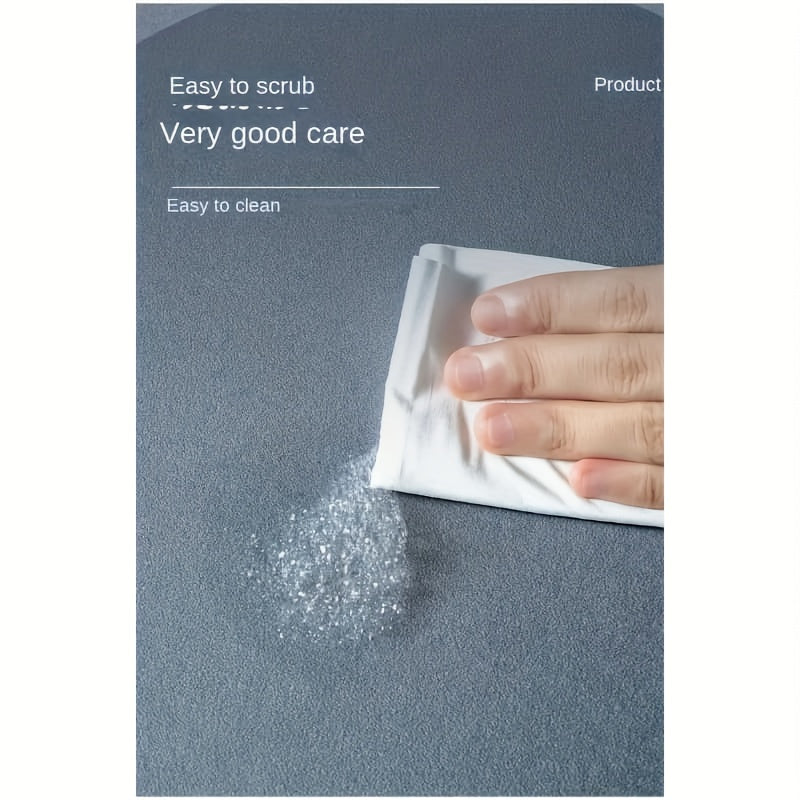 2pcs Premium Diatomaceous Earth Kitchen Floor Mats - Super Absorbent, Fast Drying, Non-Slip Rubber Backing, Polyester, Large Size Suitable for Bathroom And Living Room, Hotel, Commercial Cleaning Use, Ideal Choice