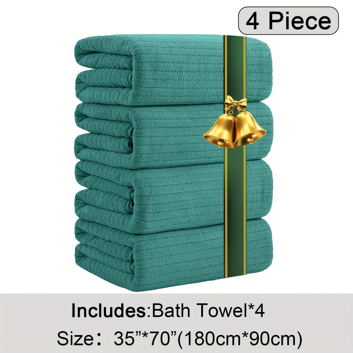Oversized Bath Towels Set, Extra Large Towel Microfiber Soft XL Bath Sheet Super Absorbent Bathroom Towels Set Quick Dry Plus Size Shower Towels for Family Hotel, Wash Cloths