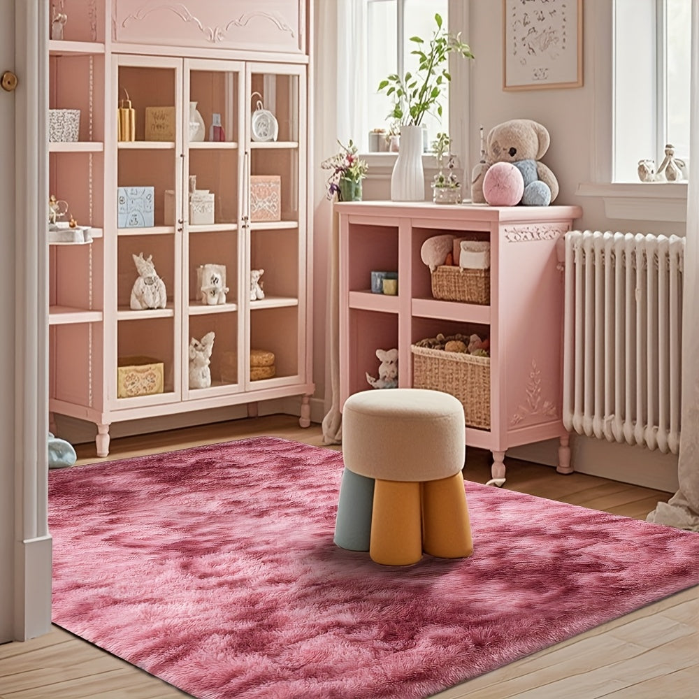 1pc Of Ultra Soft And Thick Fluffy Living Room Carpet, Non Slip, Soft, Comfortable, Fashionable, High-end, Available In Various Sizes And Colors. The Carpet Can Be Used for Bedroom, Dining Room, Living Room, And Office Decoration, Home Decoration