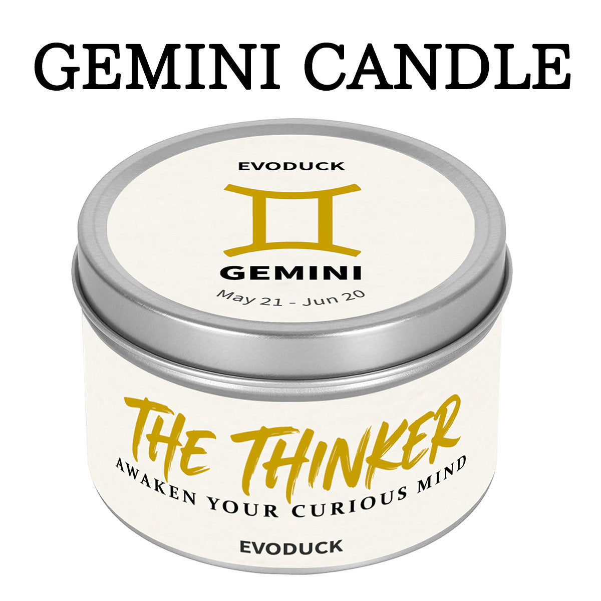 EVODUCK Scorpio Zodiac Candle with Hidden Pendant And Real Crystal Inside - Intense Scented Soy Wax for Late Night Reading Ambiance - Cool Valentine'S Day Birthday Present for Girlfriend Wife Women Lover - Spiritual Mystery Home Fragrance Gift