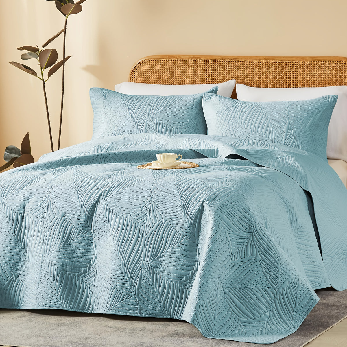 2/3pcs Cooling & Refreshing Summer Quilt Set - Multiple Colors Plus Random Color Available - Lightweight Breathable Microfiber Bedspread - Modern Coin Pattern Coverlet All Season - Holiday Gifts For Family Friends (1 Quilt, 1/2 Pillow Shams)