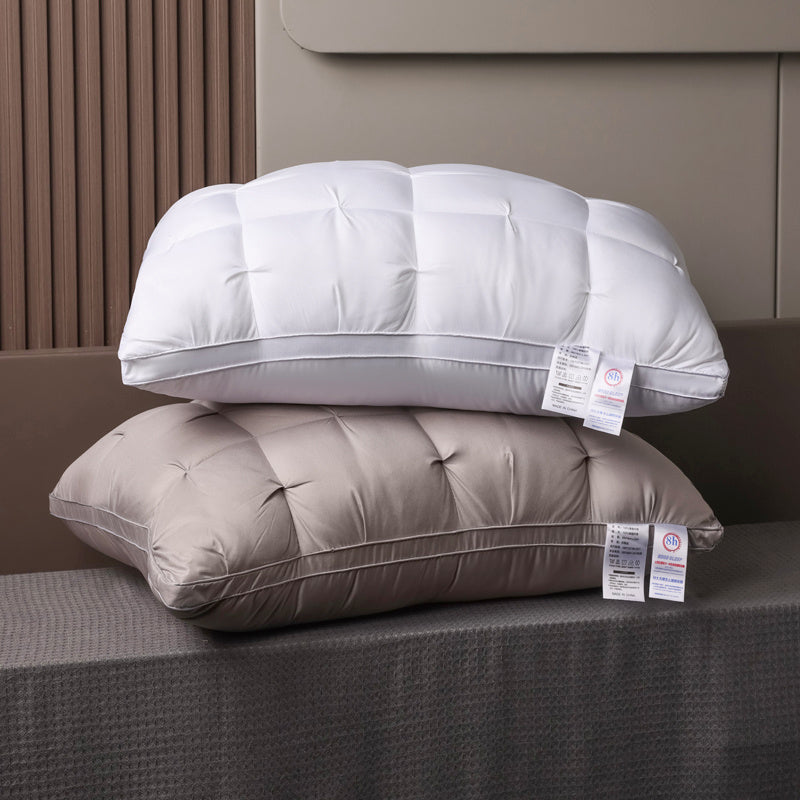 Buy 1 Get 1 Free, Total Of 2pcs Soft Luxury 5-Star Hotel Quality Pillow, 990g 20x30 Inches - Deep Sleep Neck Support, Non-Collapse High Pillow Core For All Seasons, Machine Washable, Perfect For Home Or Gifting