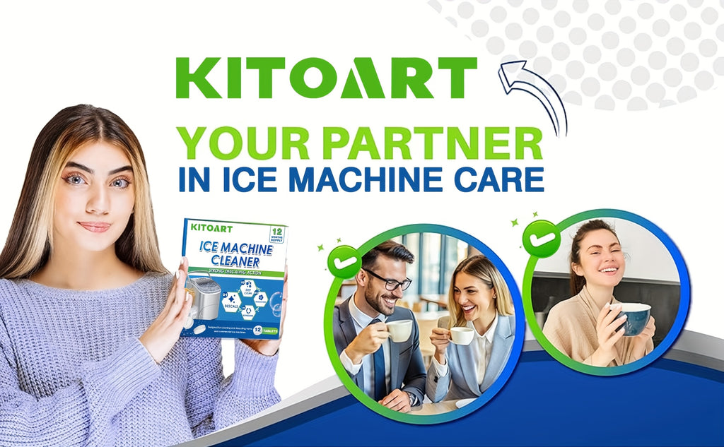 12 Ice Maker Cleaning Tablets - Gentle Formula for Deep Cleaning, Deodorizing & Scaling, Safe & Non-Toxic, No Residue, Sodium Chloride Formula, Compatible with All Ice Machines, 12pcs/24pcs/36pcs Three Specifications Are Available