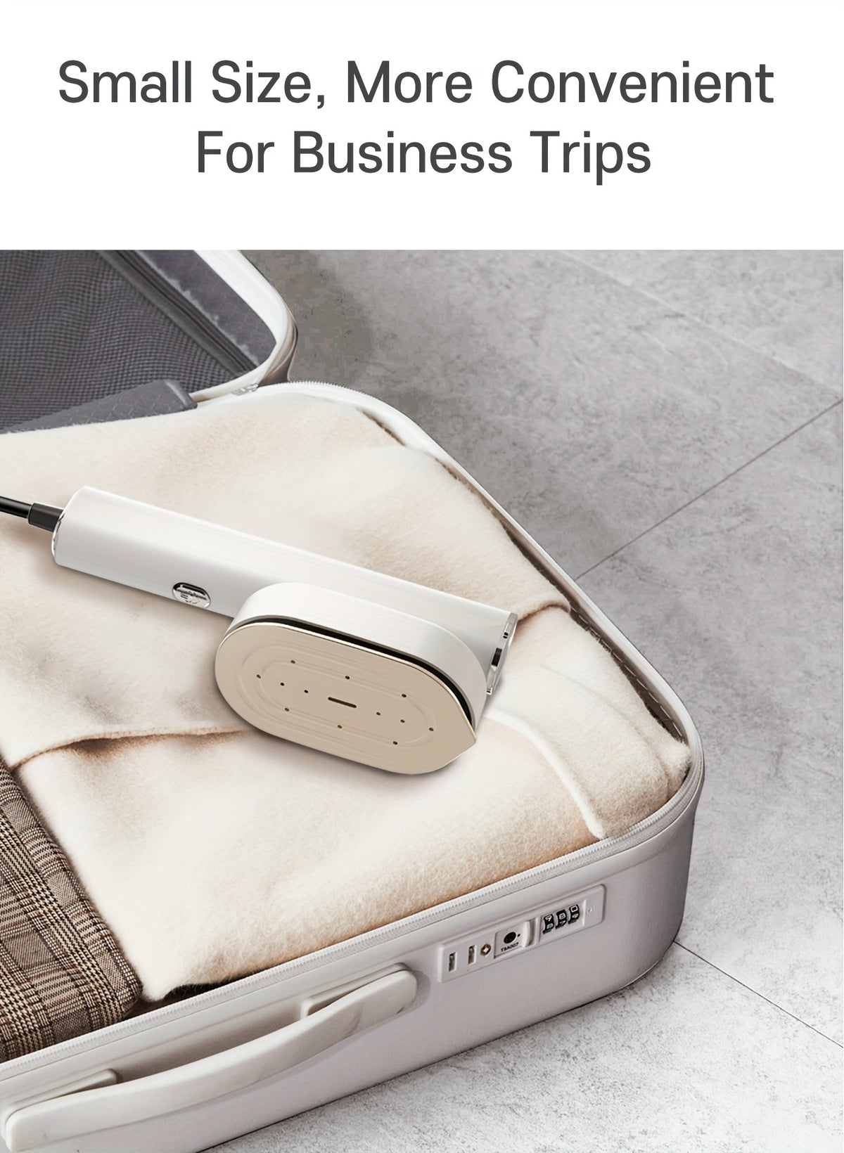 1200W Portable Handheld Steam Iron, Fast Heating in 10 Seconds, Horizontal And Vertical Steam Iron, Easy Mini Garment Steam Iron, Suitable for Home, Office And Travel, a Must-Have for Travel Experts