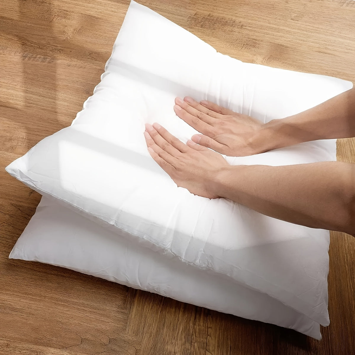 Outdoor Pillow Inserts 4-6 Pack, Soft Microfiber-Filled Throw Pillow Cores in 12x20, 18x18 & 20x20 Inch Sizes for Patio, Sofa, Bed and Decorative Home Cushions