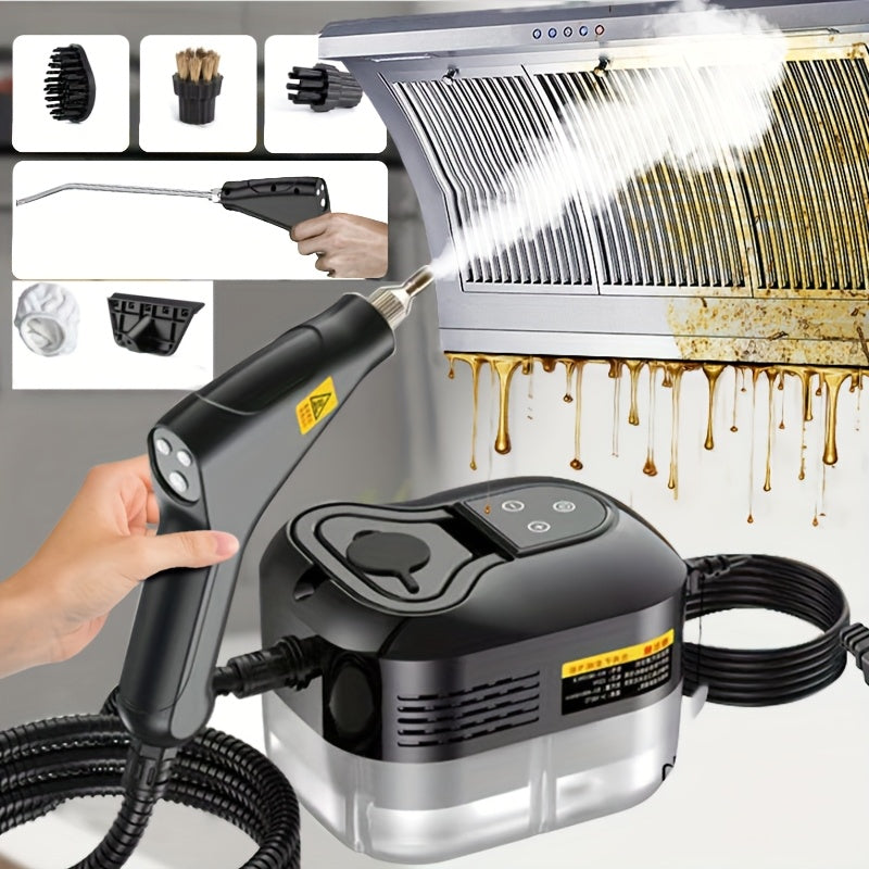 Household High Pressure Steam Cleaner, Steam Cleaner Handheld, High Temperature Carpet Cleaner, Handle Gear Switch Adjustment, LCD Display, 40.58oz Water Tank Capacity, Suitable for Kitchen Fumes, Sofas, Easter Gifts,