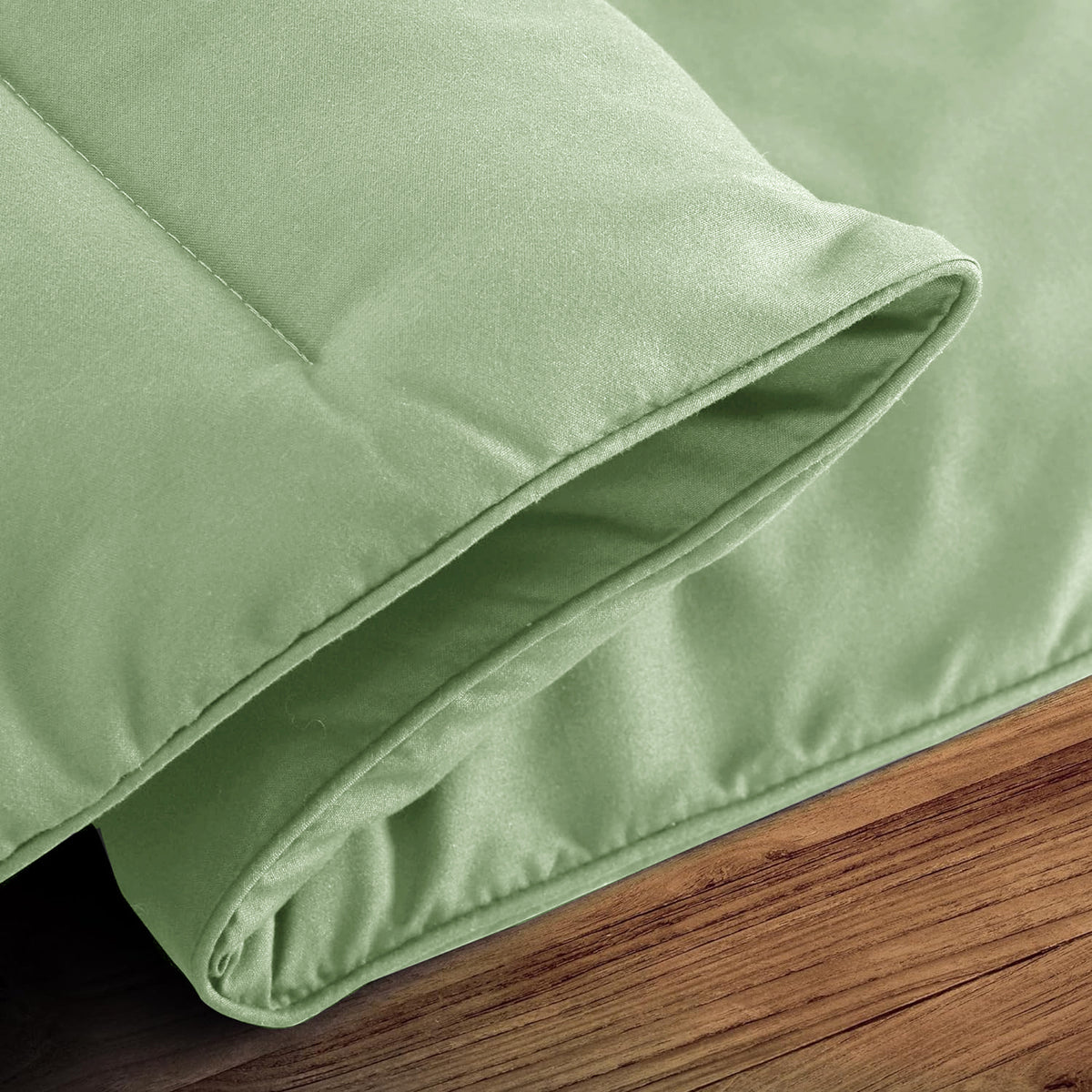 Lux Decor Comforter - All Season Quilt Comforter For Summer Sleeping With Corner Tabs - Soft, Breathable Versatile Bedding & Bedroom Decor - Luxurious Box Stitching
