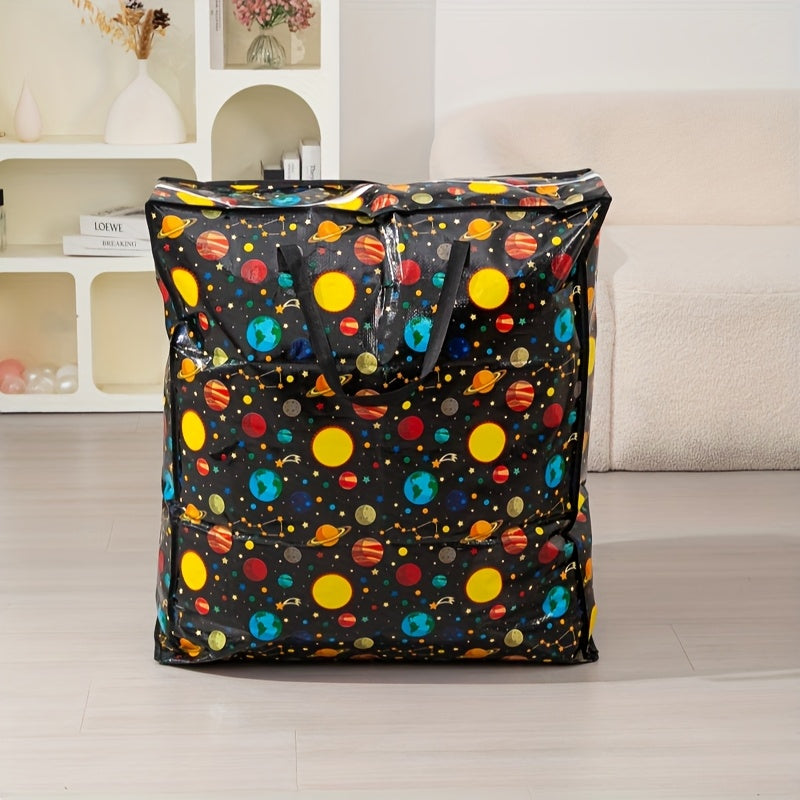 Six Color Options: Red/pink/blue/light Blue/green/black. Super Large, Durable Moving And Storage Bags - High Capacity, Reusable Zipper Storage Bags, Suitable for Clothes, Bedding - Ideal Choice for Home Moving, Closet Cleaning And Holiday Decoration.