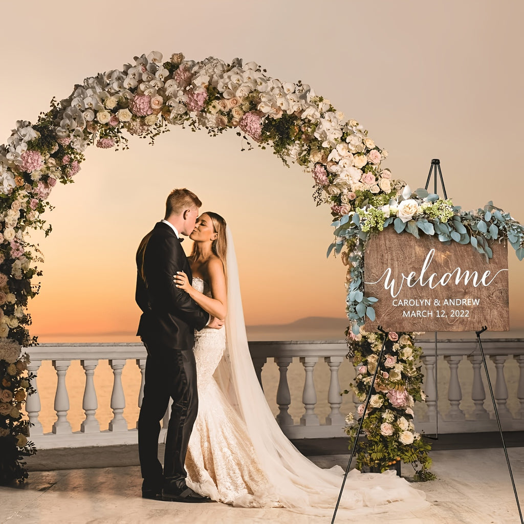 Large Heavy-Duty Iron Modern Adjustable Wall-Mounted Picture Frame - The Heavy Base Ensures Stability - Made of Solid Metal - an Elegant Display Stand, Suitable for Various Display Needs Such As Large Documents, Photos, And Holiday Gifts