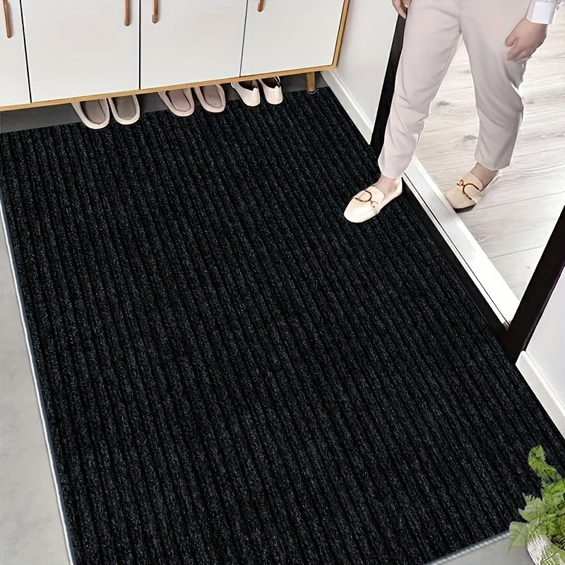 Entryway Mat, Indoor Door Mat Entrance, Non Slip Peel And Stick Low Profile Doormat, Entry Mat Door Mats Indoor, Front Door Mat Inside Door Mat Non Slip, Washable Door Mat, Easy to Clean Doormat, Floor Mat for Entryway