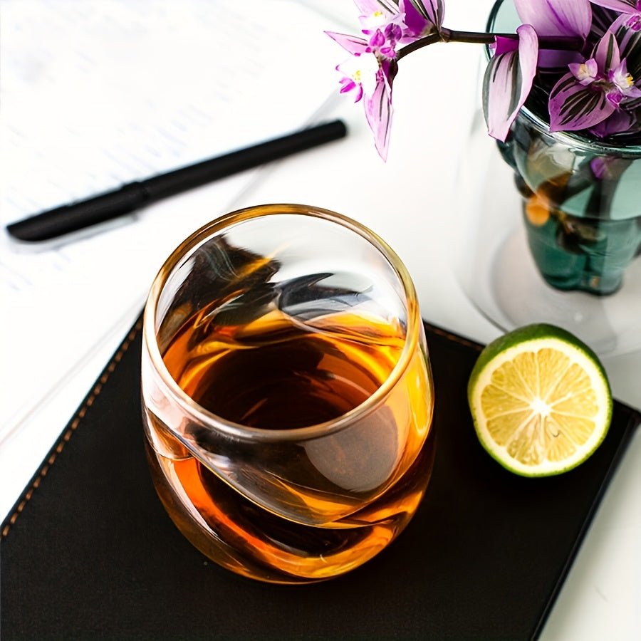 Two-Pack/Four-Pack/Six-Pack, Creative Japanese Cocktail Glasses For Home Use Water Cup Tea Glass Beer Mug Twist Glass Whiskey Tumbler