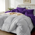 Solid Color Comforter Set with Diamond Quilting, 2 or 3 Piece Bedding with Pillow Shams in Twin, Queen and King Sizes for Bedroom and Guest Room