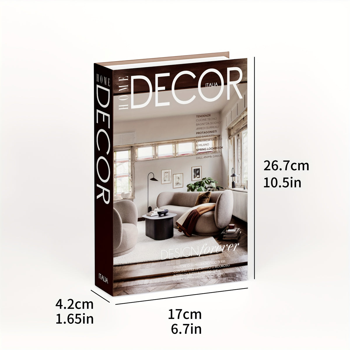 Three-piece Nordic style stackable paper dummy books, living room bookshelf decoration dummy books, maintenance-free decoration dummy books set.