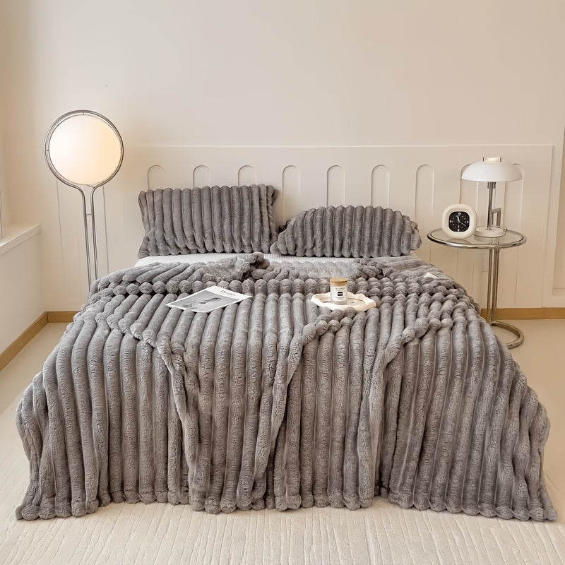Opulent Imitation Rabbit Fur Blanket Ultra-Soft, Lightweight, Material Safety, Suitable for Children, Multi-Color, Ideal for Bed And Sofa, Travel, Camping, Home Bedroom Decor, Homegoods, Cozyvibes, Room, Best Gifts for Valentine'S Day