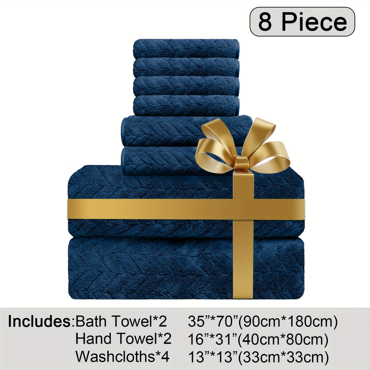 Oversized Bath Towels Set, Extra Large Towel Microfiber Soft XL Bath Sheet Super Absorbent Bathroom Towels Set Quick Dry Plus Size Shower Towels for Family Hotel, Wash Cloths