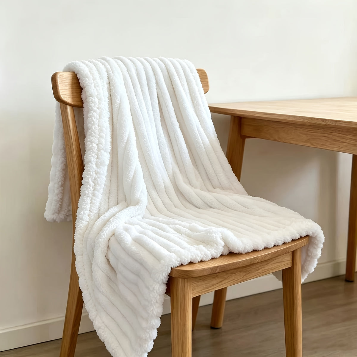 Ultra-Soft Thick Fleece Blanket | Multi-Color, 3D Faux Rabbit Fur, Double-Sided, Ideal for All Seasons, Home, Office, Travel, Camping, Gift for All Occasions