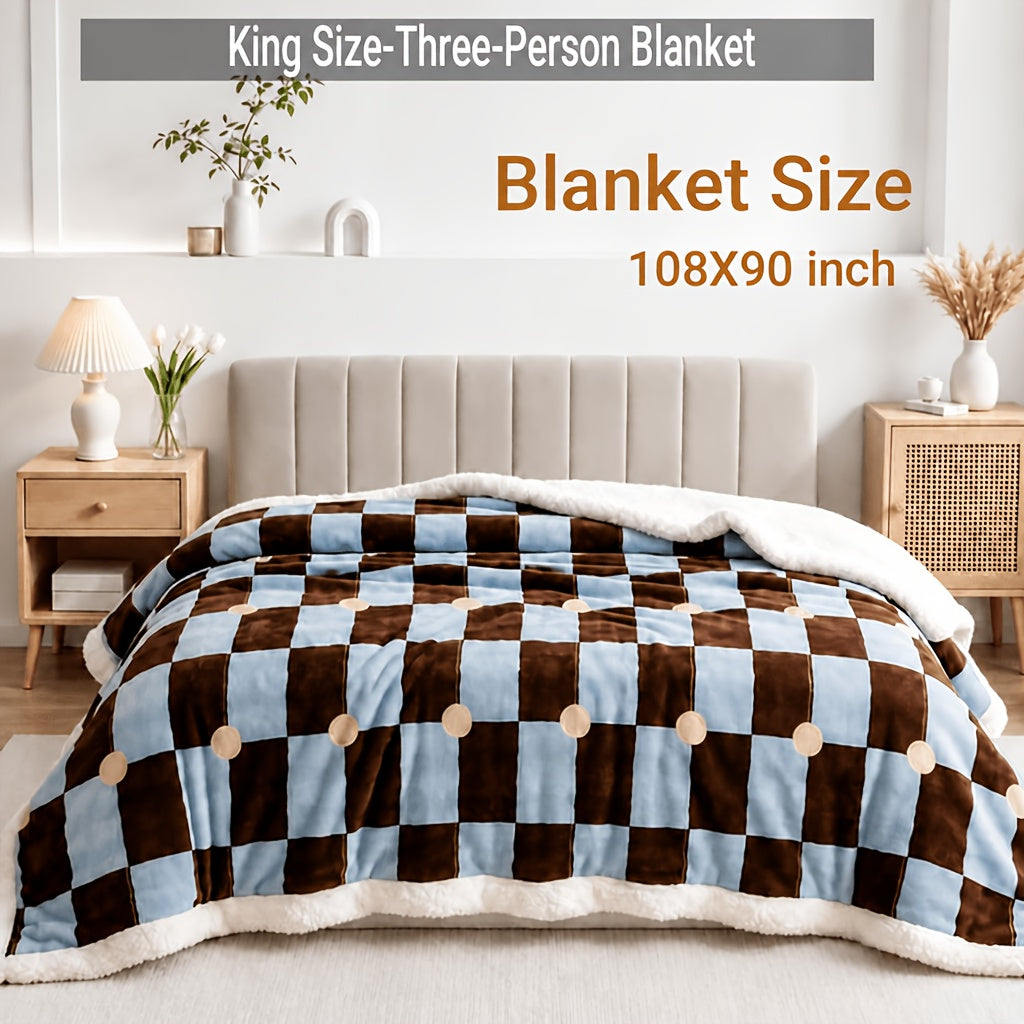 Heavyweight Bed Blanket, High Quality Luxury Fall Blankets, Machine Washable King Size Blanket, Gravity Blanket For Sofa Cover, Blanket For Sofa, Dormitory And Bedroom Cozy Bedding, Fall Room And Bedroom Decor, Halloween Gifts