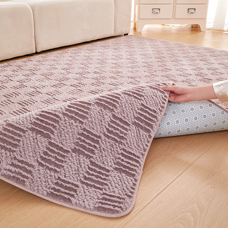1pc Modern Style Solid Color Tie-dyed Area Rug Mat, Soundproof, Non-slip, Washable Soft And Lightweight, Suitable For Living Room, Bedroom, Can Be Used As A Graduation Season Valentine'S Day New Year Christmas Gift, Home Decoration Room Decoration.