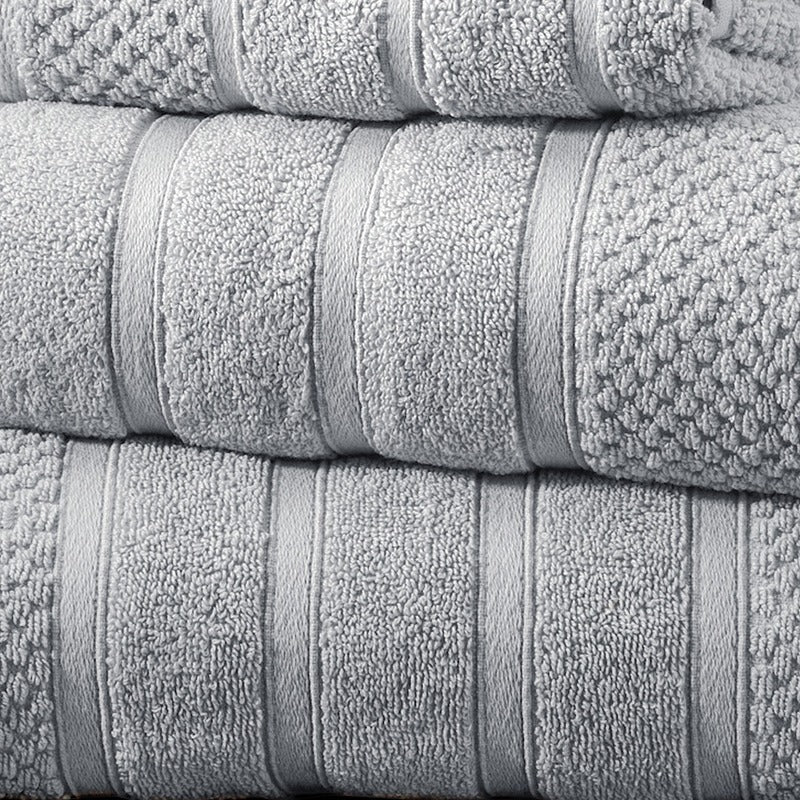 6 Piece Egyptian Cotton Towel Set . The set is made of 100 Egyptian cotton known for its softness, absorbency, and durability. These towels make an ideal complement to any bathroom whether you use it to pamper yourself or reserve it for special guests. Th