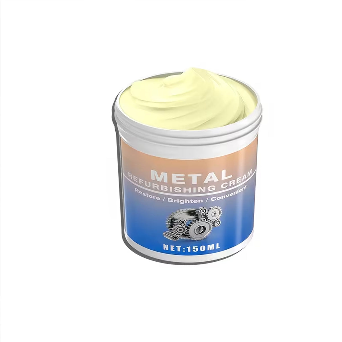Professional-Grade Metal Polishing Compound- Multi-Purpose Metal Restoration Cream for Kitchen Appliances, Ovens, Range Hoods,, and Polishing Applications. Polishing Compound, Professional Formula, Smooth Surface Polishing
