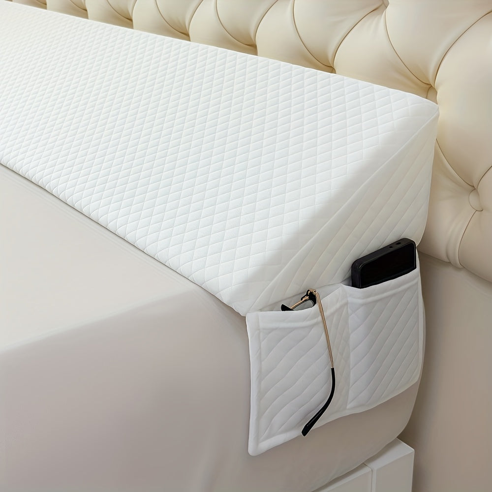 Bed Wedge Pillow - Bed Gap Filler Mattress Wedge Headboard Pillow Close The Gap 0-7" Between Your Headboard And Mattress Or Wall for Sleeping Backrest Pillow