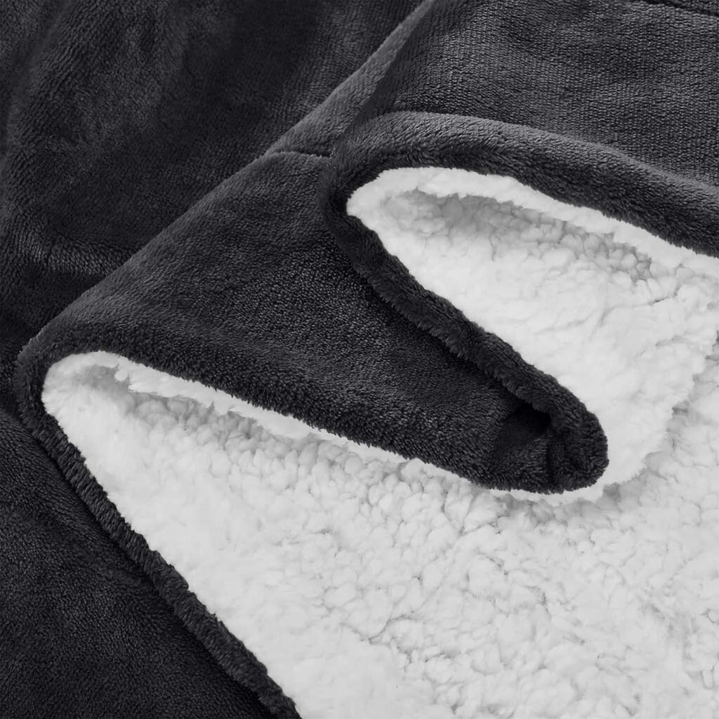 480GSM Heavy Sherpa Fleece Blanket – Double-Sided Warm Throw for Couch, Bed, Office and Travel, Reversible All Season Comfort, Room & Sofa Decoration, Holiday Gift, Sofa Blankets