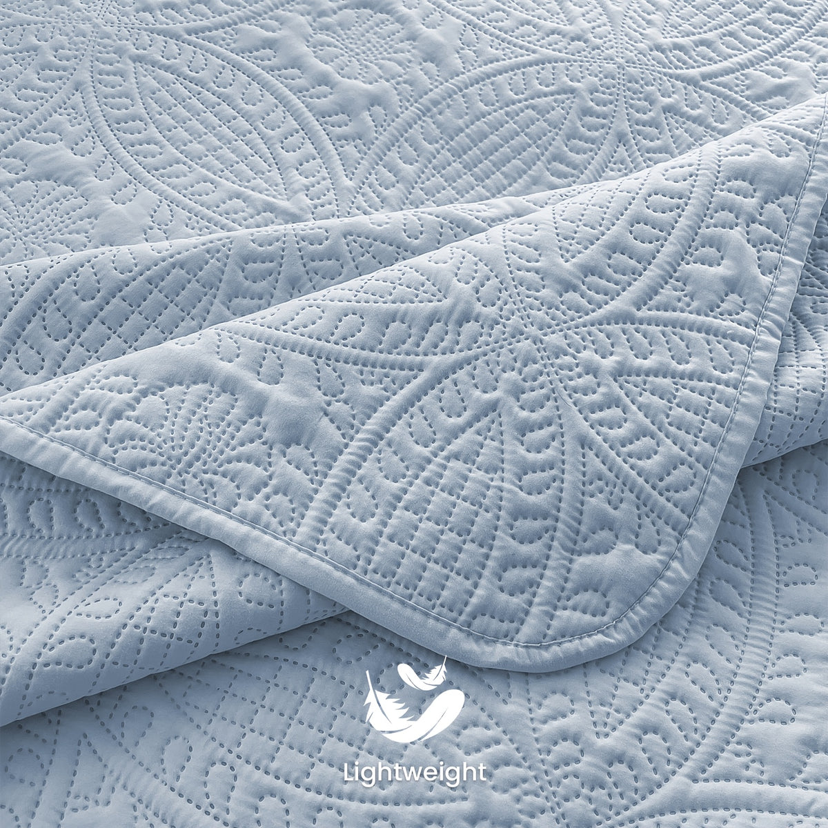 Lightweight Quilted Comforter -1pc Soft And Breathable White Bedspread, Modern Style Coin Pattern Quilt, Air-conditioned Quilt, Holiday Gifts For Family And Friends, Five-Star Hotel Sleep Experience-Excludes PillowcasesAll Seasons