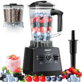 Countertop Blender and Grinder Combo, 68 oz Smoothie Maker with Two Containers, Listed Max 2400W and 25000RPM for Milkshakes, Sorbet and Ice Slushies