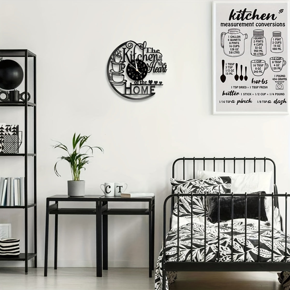 1pc Coffee Vinyl Record Wall Clock, Wall Decoration Art Decoration, Coffee Cup Design Wall Clock - Coffee Clock Silent Home Decoration, Living Room Bedroom Kitchen Bathroom, Christmas Gift/New Year Gift, Special Surprise