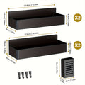 Magnetic Fridge Organizer Set, 5 or 6 Piece No-Drill Refrigerator Spice Storage with Four Hooks and Square Box or Paper Towel Holder Options for Kitchens
