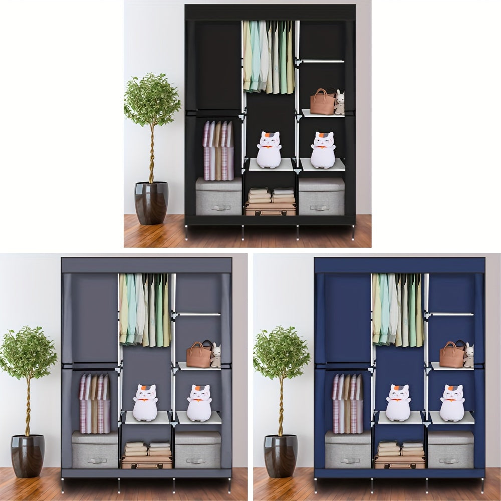 71" Portable Closet Wardrobe Clothes Rack Storage Organizer, Portable Closets