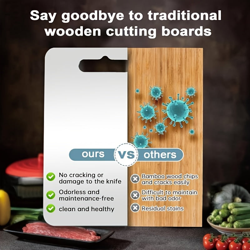 Premium Stainless Steel 2025 Double-Sided - Food Grade Stainless Steel Cutting Board for Kitchen And Dining