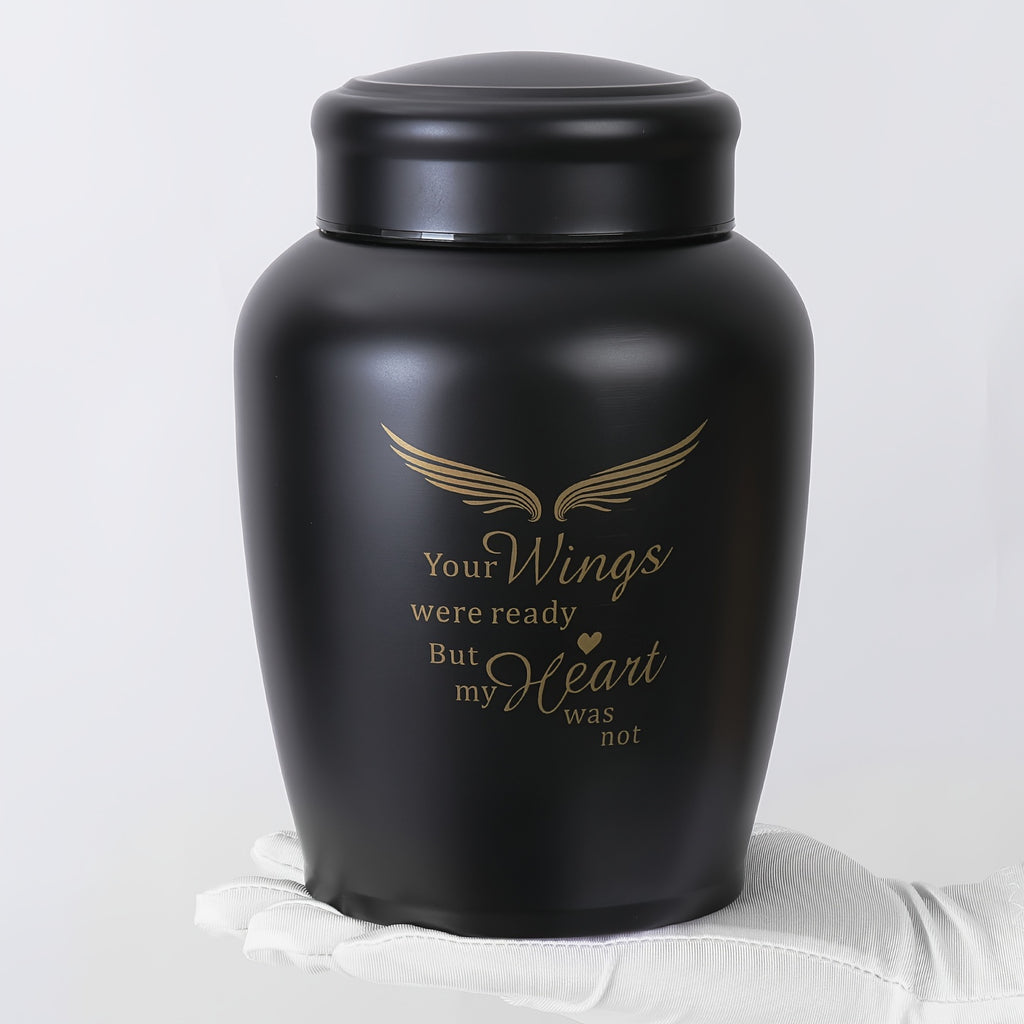 8.5" Large Urns For Human Ashes Adult Male Female, Cremation Urn Human Ashes For Men Women, Burial Urns For Cremated Remains, Holds Up To 180 LBS