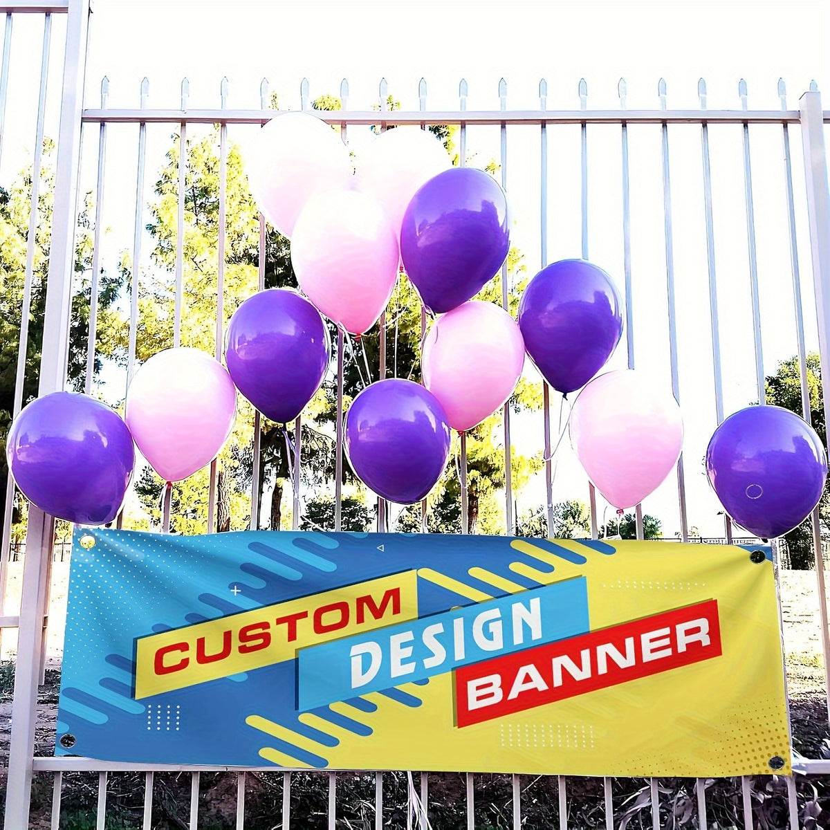 Customizable Polyester Tapestry - Personalized Design with Logo, Text & Images, Multi-Color Options for Garden, Yard, Wall Decor - Perfect for Birthdays, Anniversaries, Memorial Events - No Electricity Needed, Event Backdrop, Yard Display, Vibrant