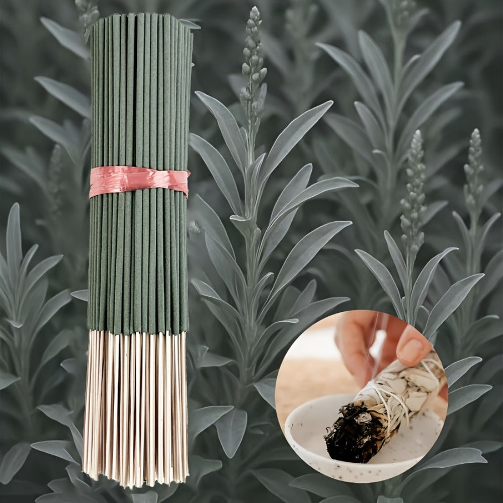 160 Long White Sage Sticks | 8.66 Inch Natural Fragrance | Meditation Yoga Meditation Fragrance | Long-Lasting Fresh Fragrance