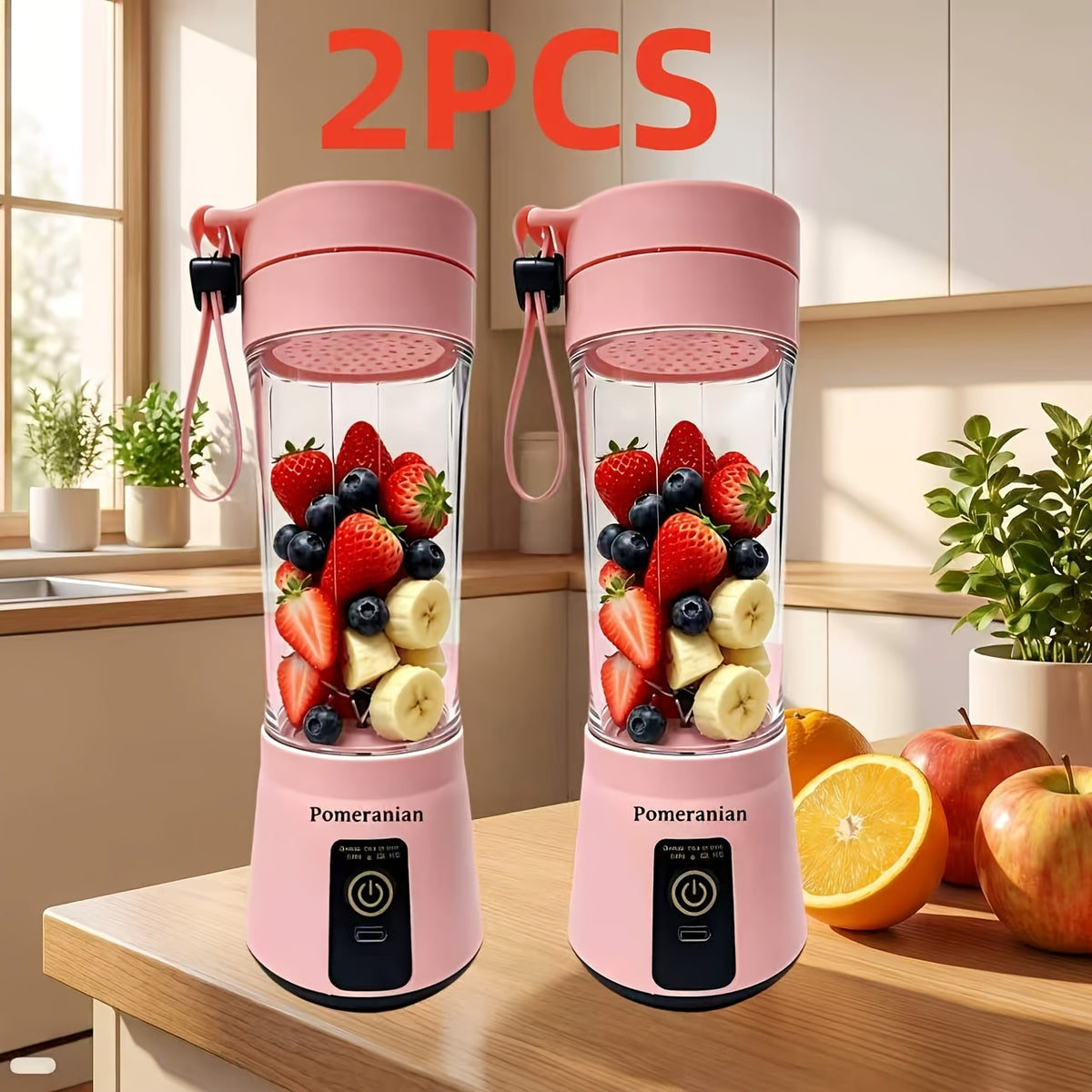 A Compact Electric Blender for Juices, Coffee, Milkshakes, And Smoothies. It's Rechargeable And Easy to Carry, Perfect for Outdoor Activities And As A Camping Gift 1PCSsingle Cup Low Power/2pcs