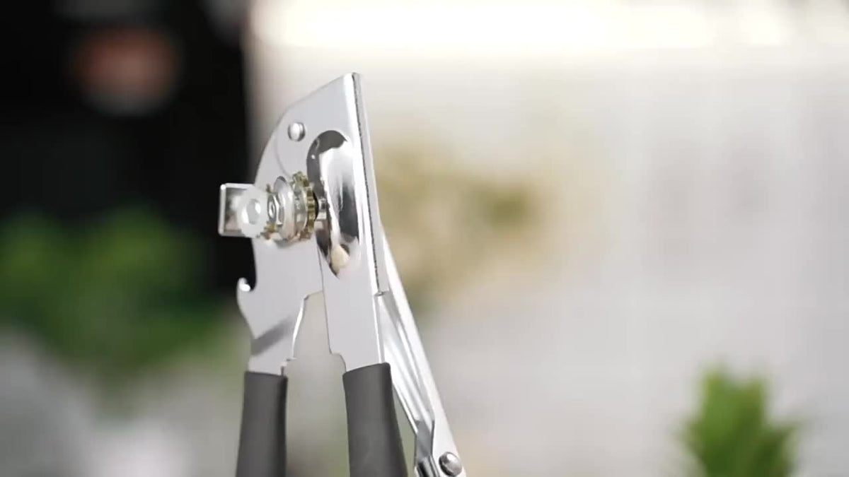 1pc, Manual Can Opener, Heavy-Duty Can Opener, Metal Structure with Extra Long Comfortable Handle, Easy-to-Use for large Knob, Suitable for Large Cans, for large Handheld Design