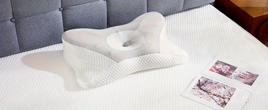 Cervical Neck Pillow, Ergonomic Contour Neck Pillows, Memory Foam Bed Pillow For Side Back Stomach Sleeper, Neck Pillow With Pillowcase