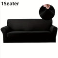Elastic Couch Cover with Non-Slip Fit, Breathable Sofa Slipcover in Five Colors for 1 to 4 Seater Living Room Furniture, Pillowcases Excluded
