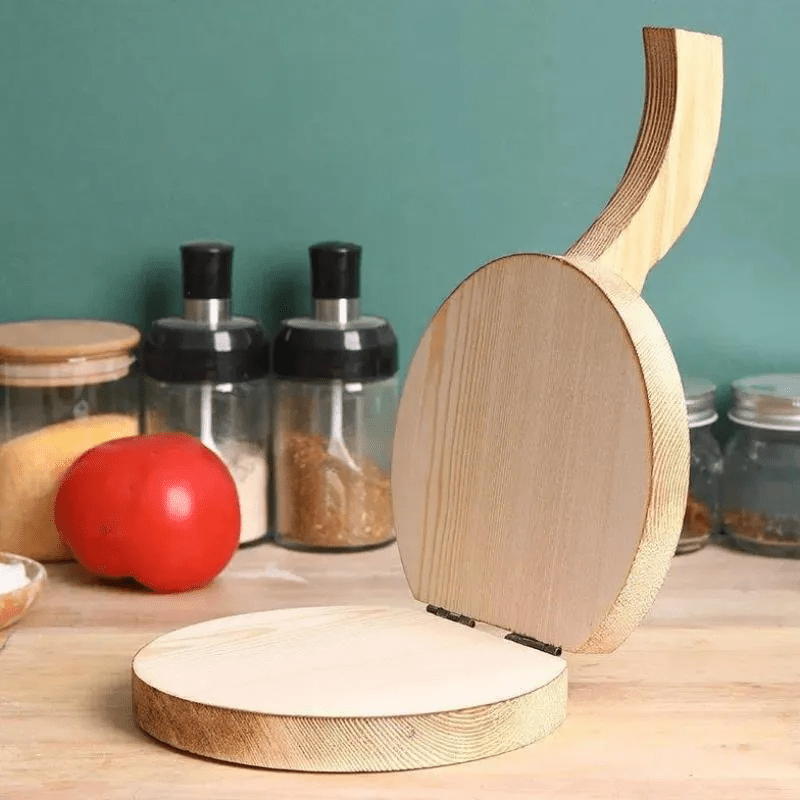 Solid Wood Dumpling Manual Dough Press, Handcrafted Wooden Dumpling Light Beige Mold, Suitable For Homemade Noodles, Steamed Buns, And Meat Pastries- Convenient And Quick Kitchen Tool-kitchen Accessories-board For Dough