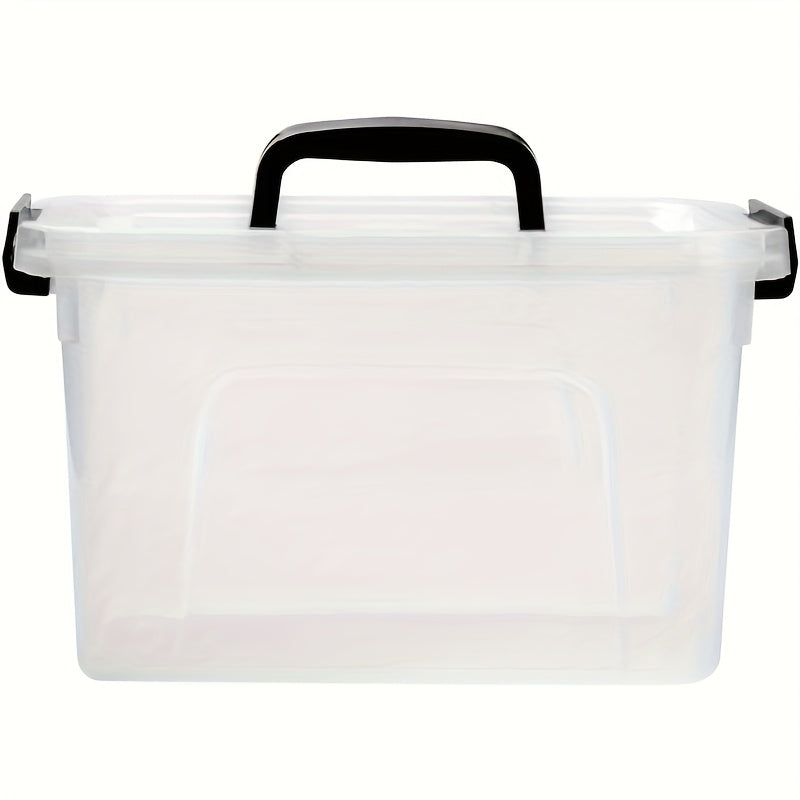 6-Pack Clear Plastic Storage Boxes with Latches And Lids, 6 Quart Stackable Organizer Containers, Storage Boxes Suitable for Use in Living Rooms, Bedrooms, Bathrooms And Kitchens The Best Gifts for Easter Sunday And Mother'S Day