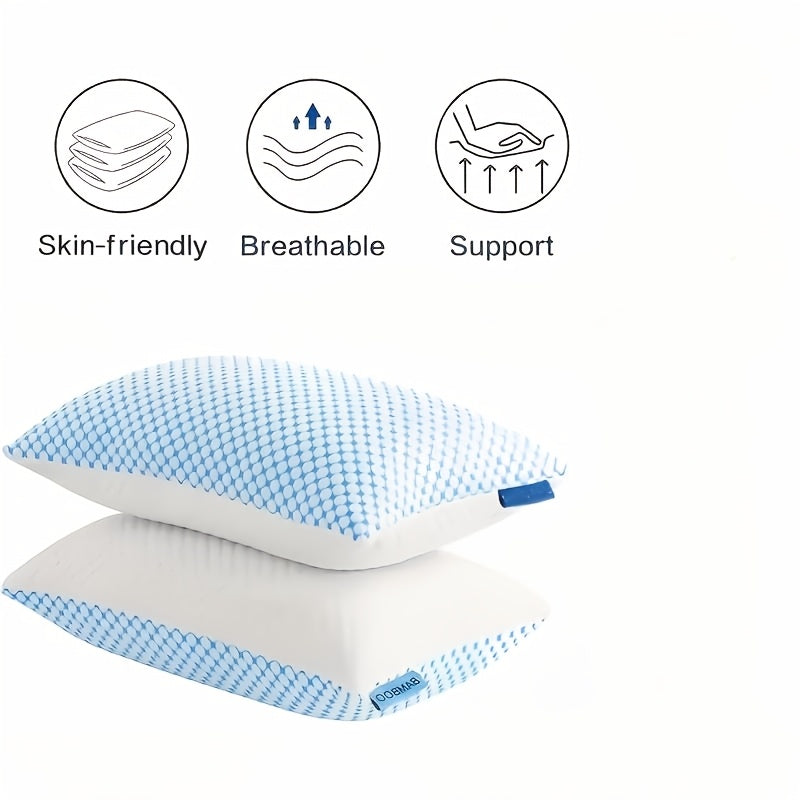 Hotel Quality Non-Collapsing Down Alternative Pillows King Size for Sleeping 2-Pack