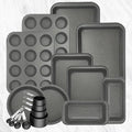Nonstick Baking Pan Set with Color and Piece Count Options, Kitchen Bakeware for Cakes, Muffins, Loaves, Cookies and Home Oven Baking