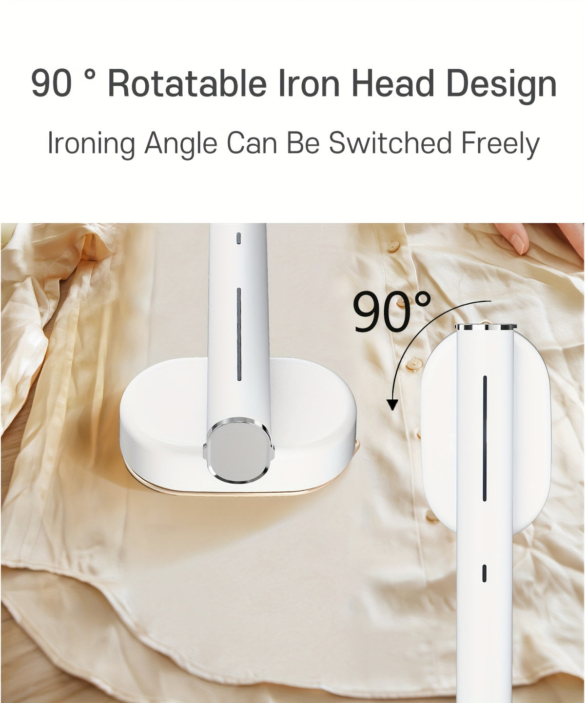 1200W Portable Handheld Steam Iron, Fast Heating in 10 Seconds, Horizontal And Vertical Steam Iron, Easy Mini Garment Steam Iron, Suitable for Home, Office And Travel, a Must-Have for Travel Experts